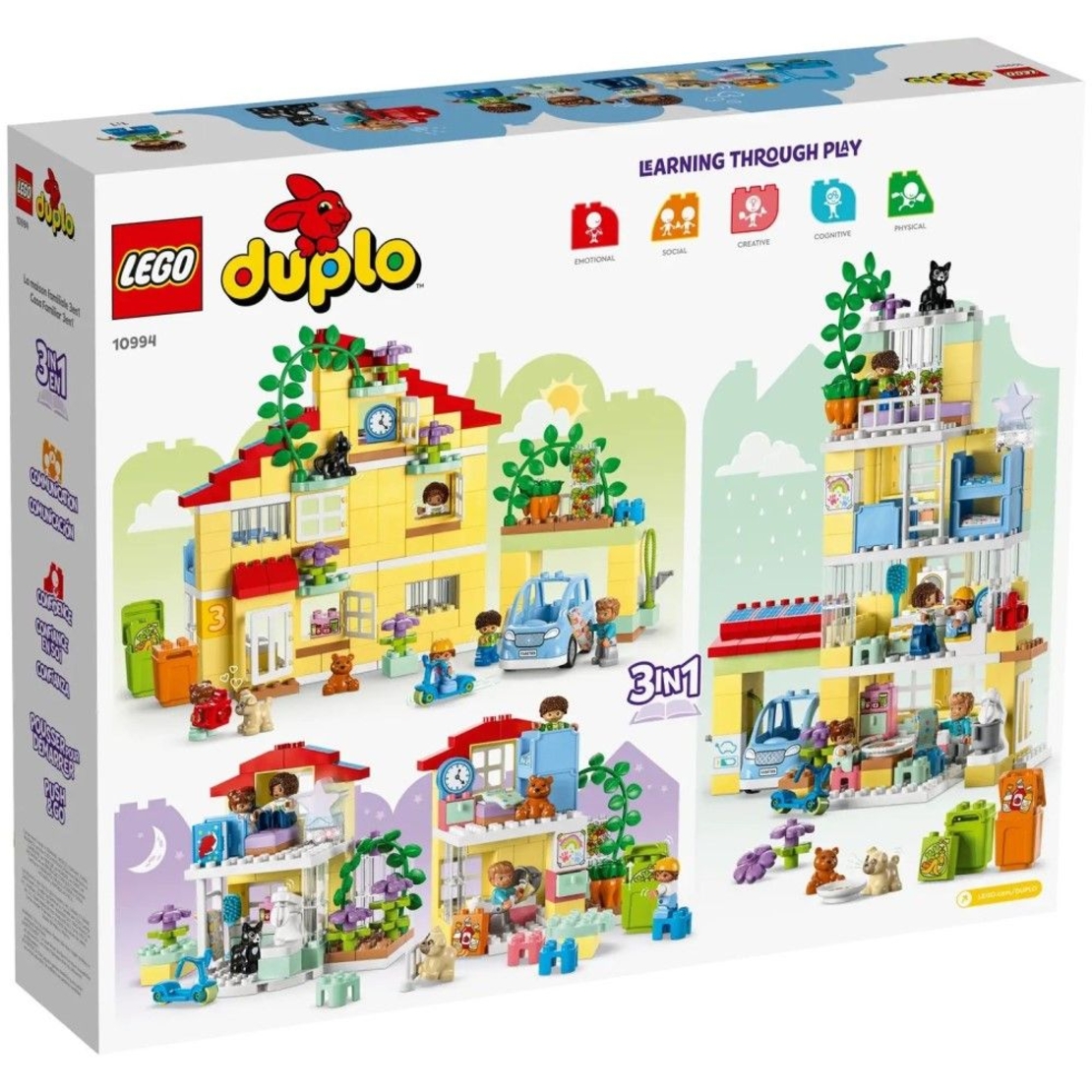 LEGO® DUPLO® Семейна къща 3 в 1 10994