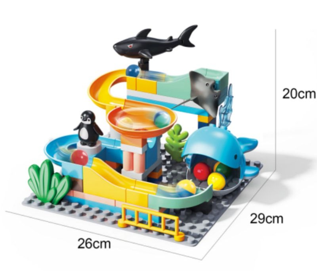 Конструктор Feelo Slide Series Морски лунапарк, 72 ч.