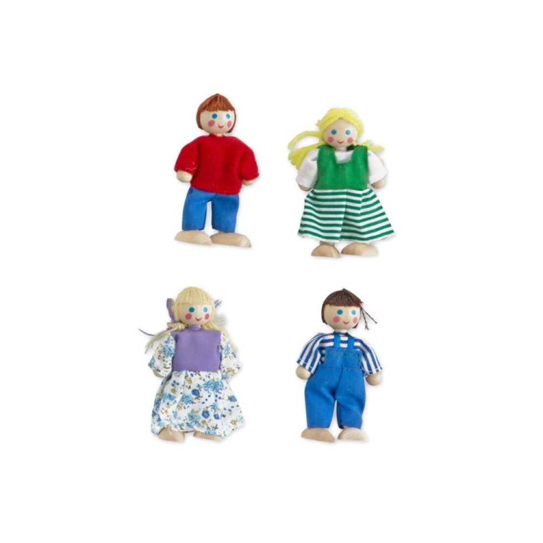 Дървена къща Melissa and Doug с 4 врати 2505