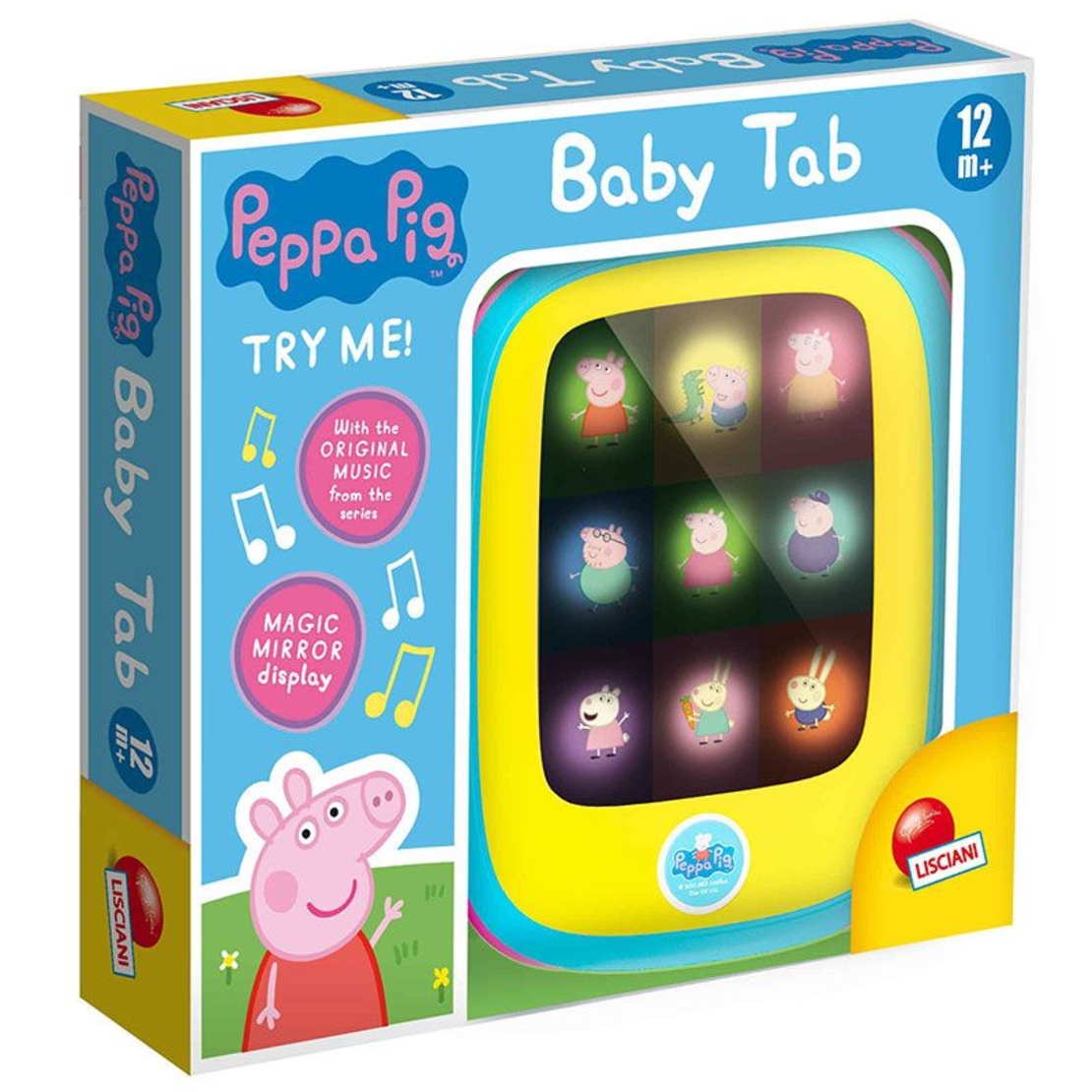 Бебешки таблет Lisciani Peppa Pig Baby Tab, с музика