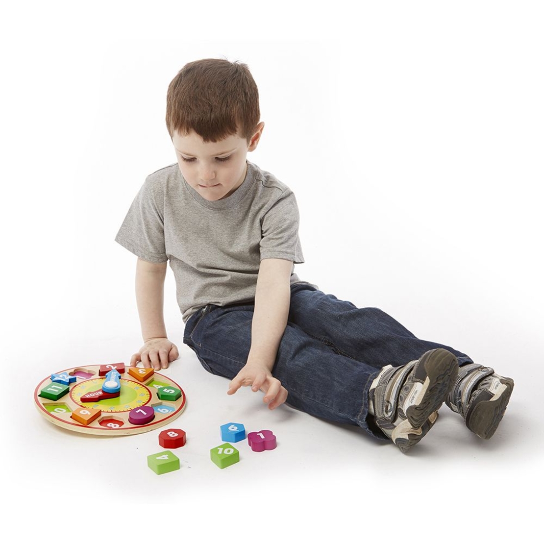 Дървен часовник сортер Melissa and Doug 18593
