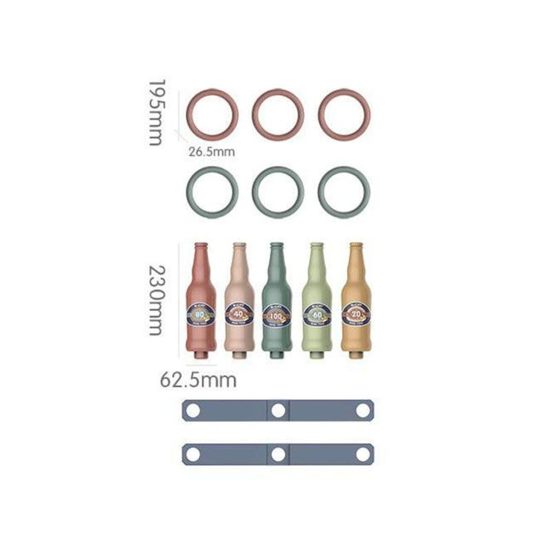 Настолна игра Raya Toys Бутилки и рингове