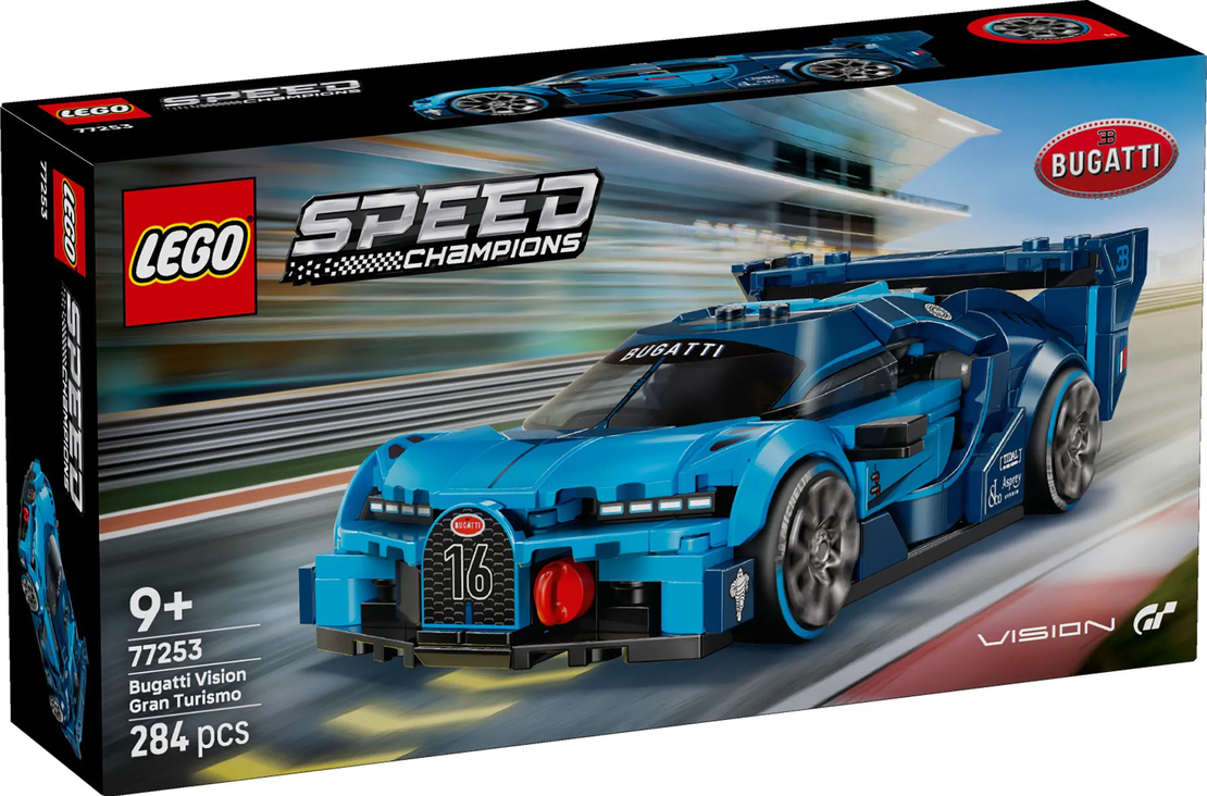 LEGO® Speed Champions Спортна хиперкола Bugatti Vision Gran Turismo 77253