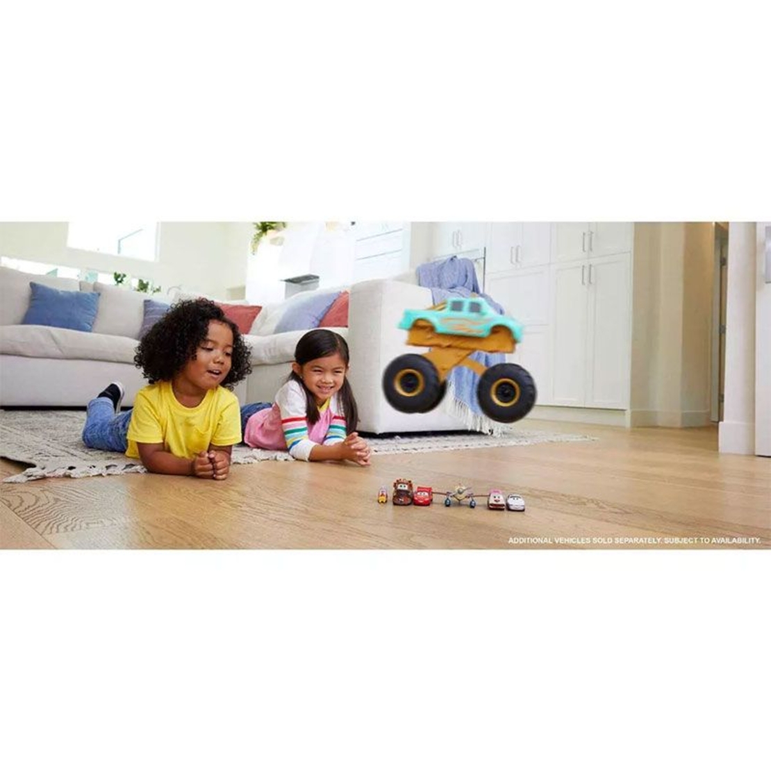 Детска кола за игра и каскади Mattel Cars on the Road Цирковият каскадьор Айви
