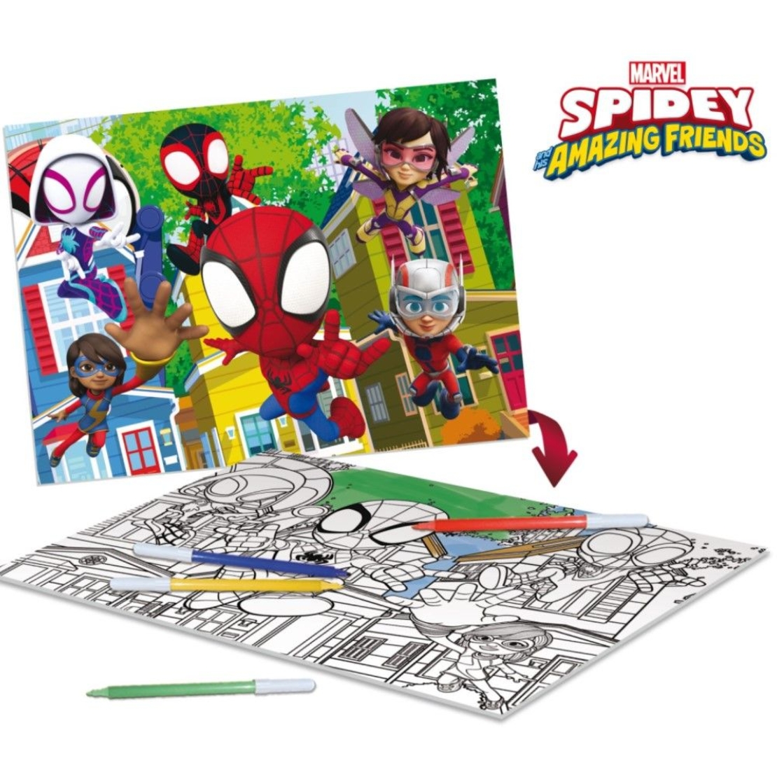 Детски пъзел Lisciani Plus Marvel Spidey Това е отбор 24ч.