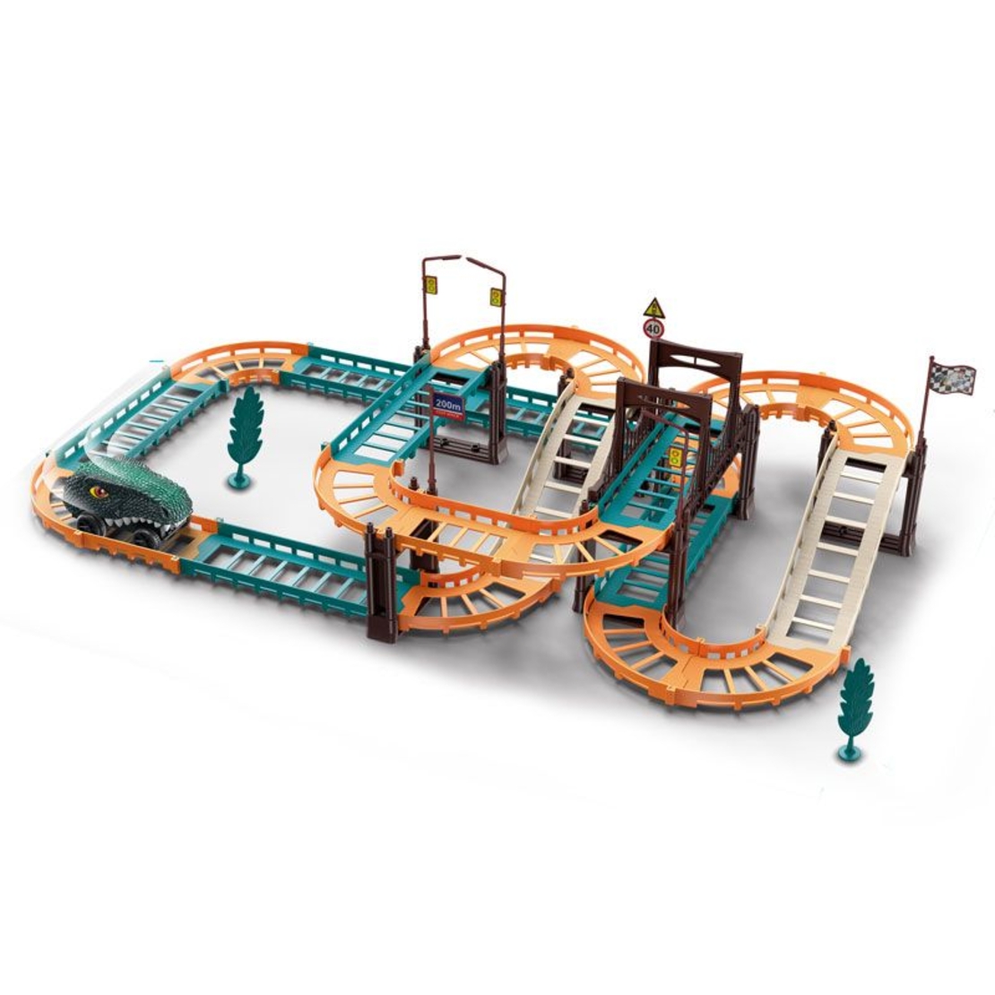Писта Raya Toys Dino Track, 49 части, с 1 кола
