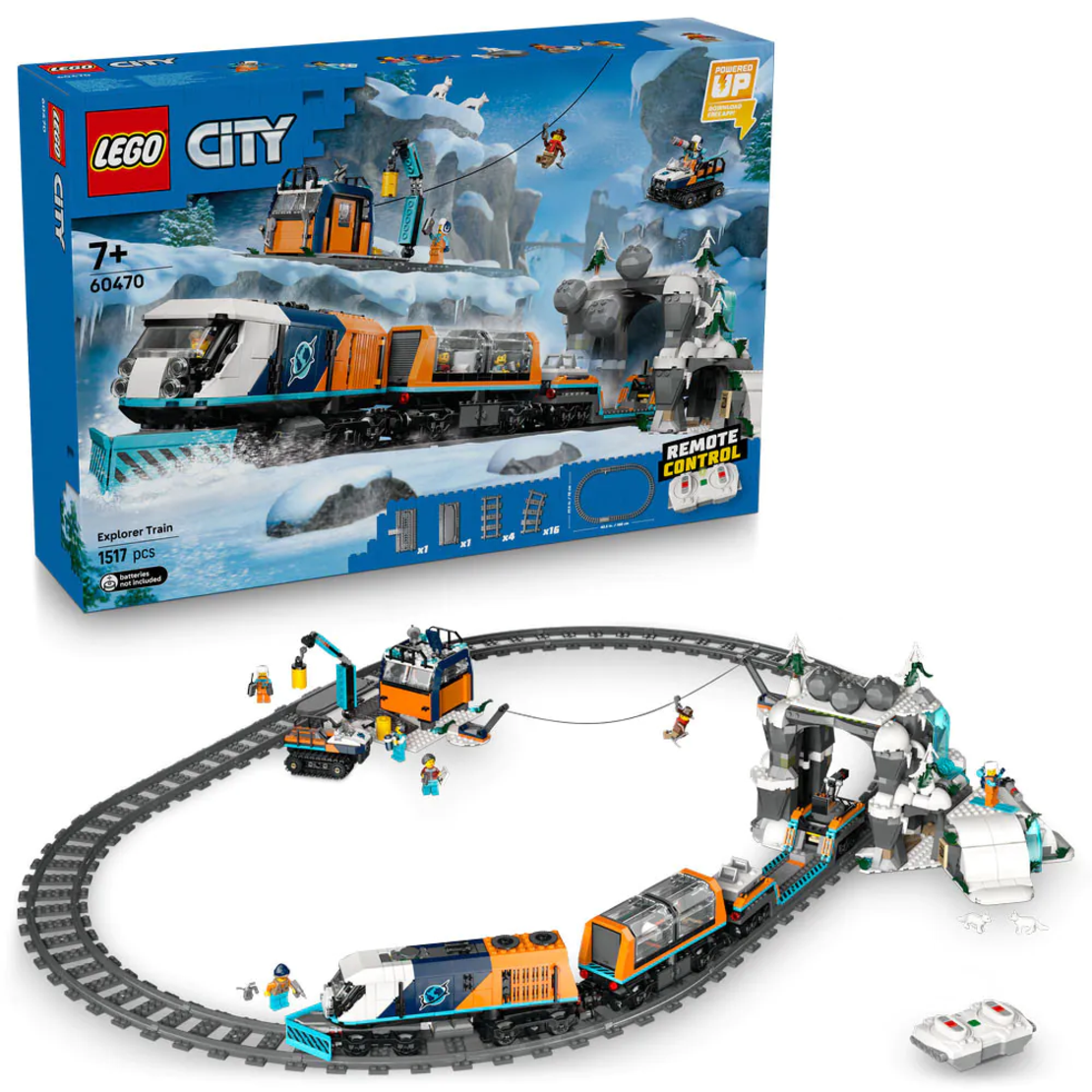 LEGO® City Полярен експресен влак за арктически изследователи 60470