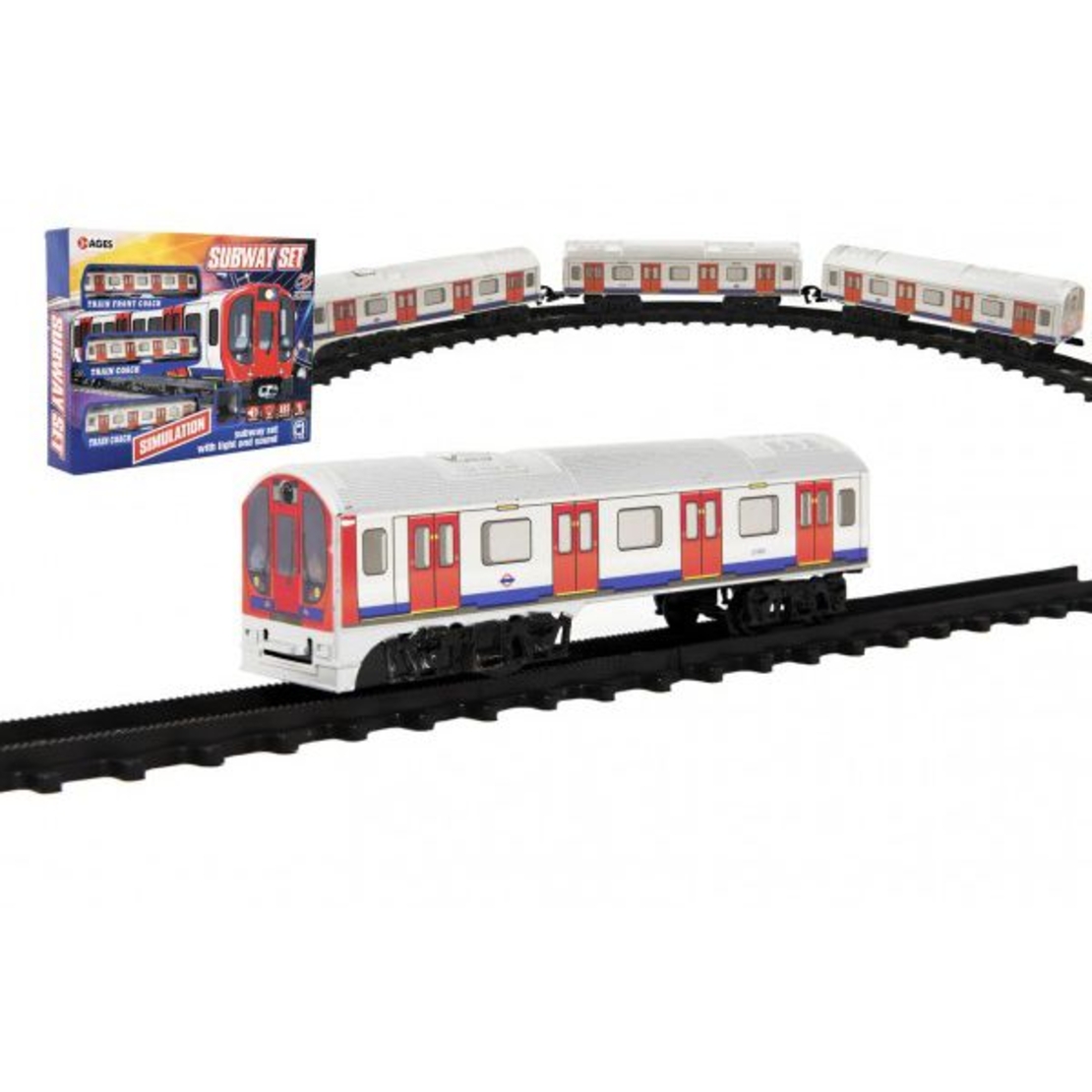 Електрическо метро с релси 88 cm Raya Toys