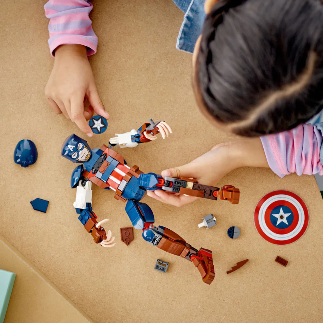 LEGO® Marvel Фигура за изграждане Kапитан Америка 76258