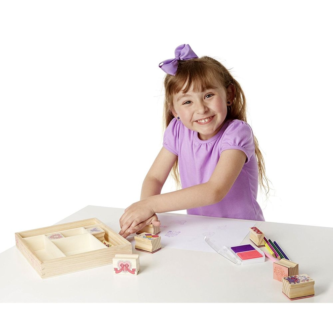 Дървени печати Melissa and Doug Приятелство 11632