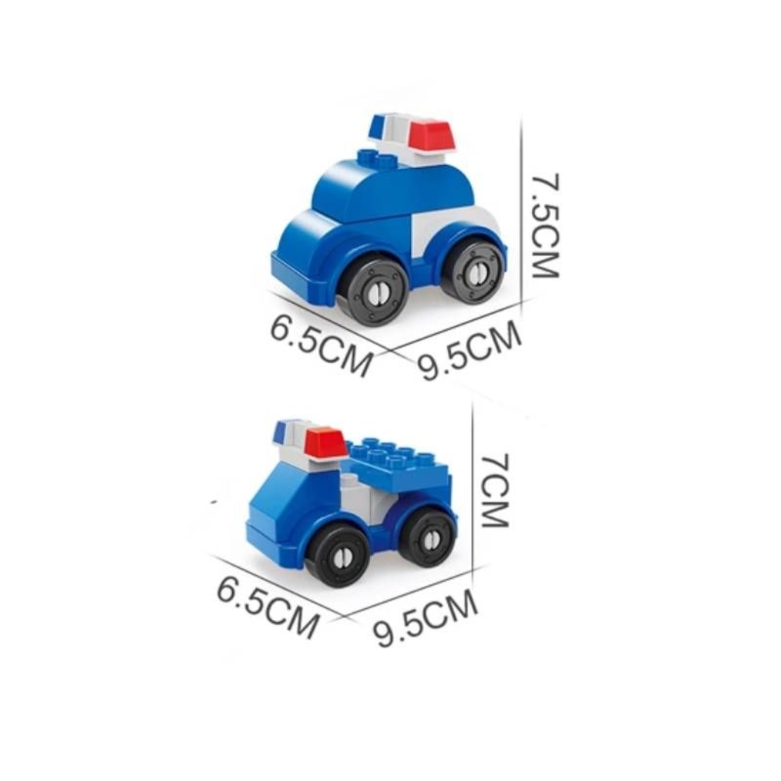 Raya Toys Полицейска къща с конструктор, 55 части