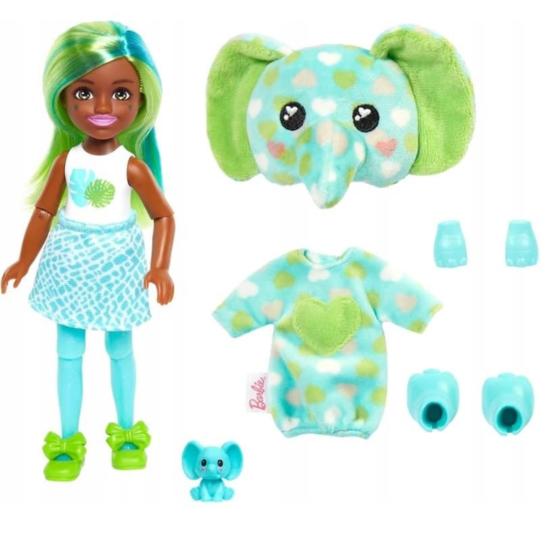 Кукла Mattel Barbie Cutie Reveal Elephant Chelsea, изненада