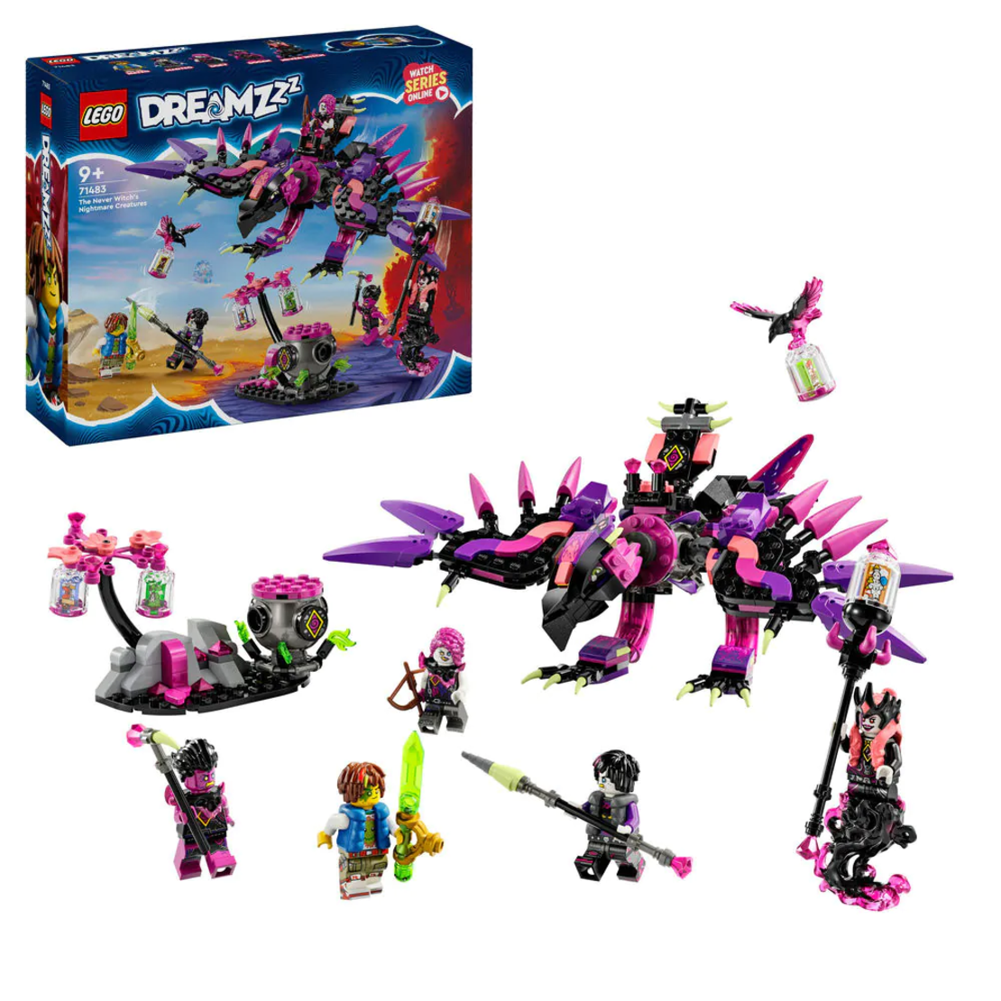 LEGO® DREAMZzz™ Кошмарните създания на Вещицата 71483