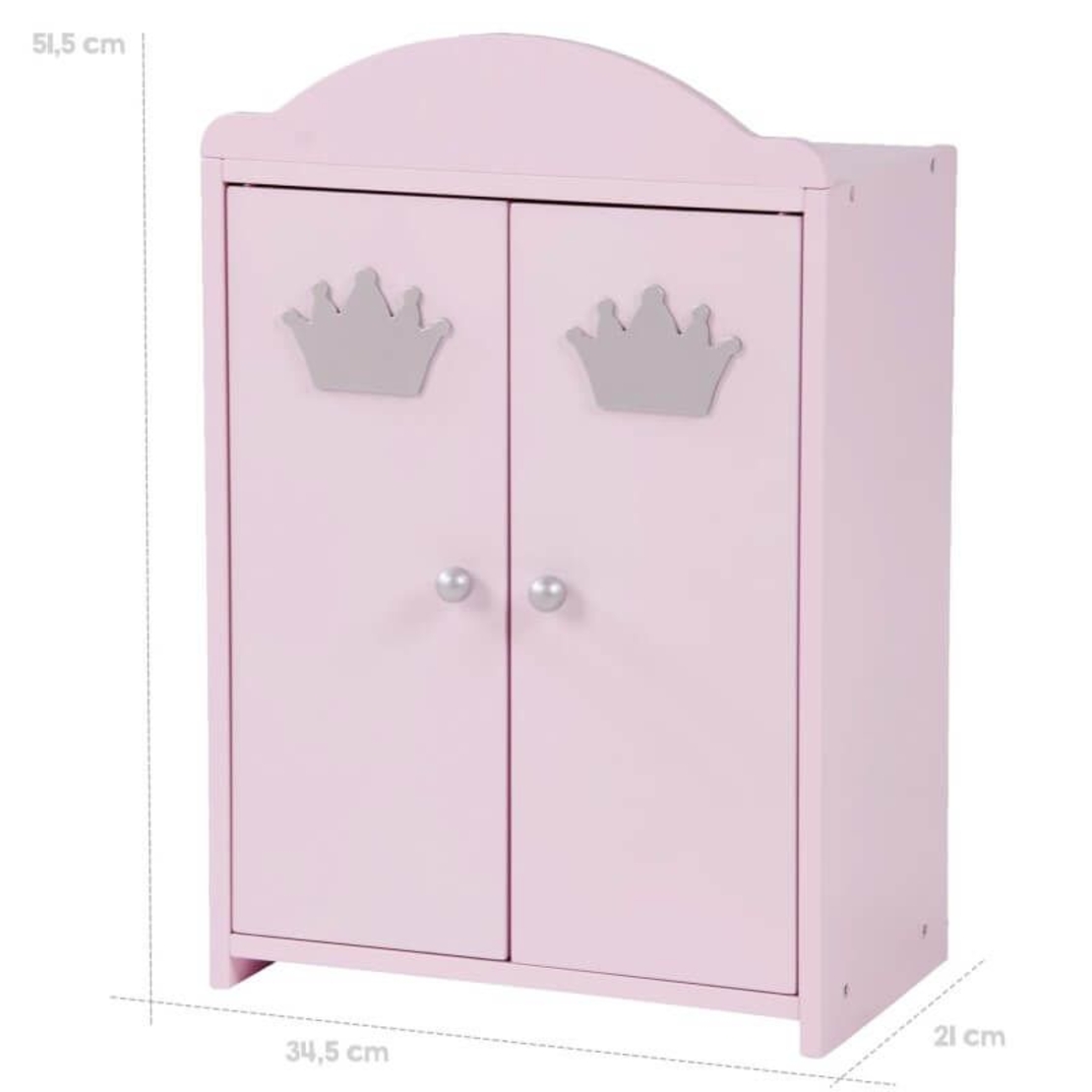 Гардероб за кукли Roba Princess Sophiе розов, 98030-2