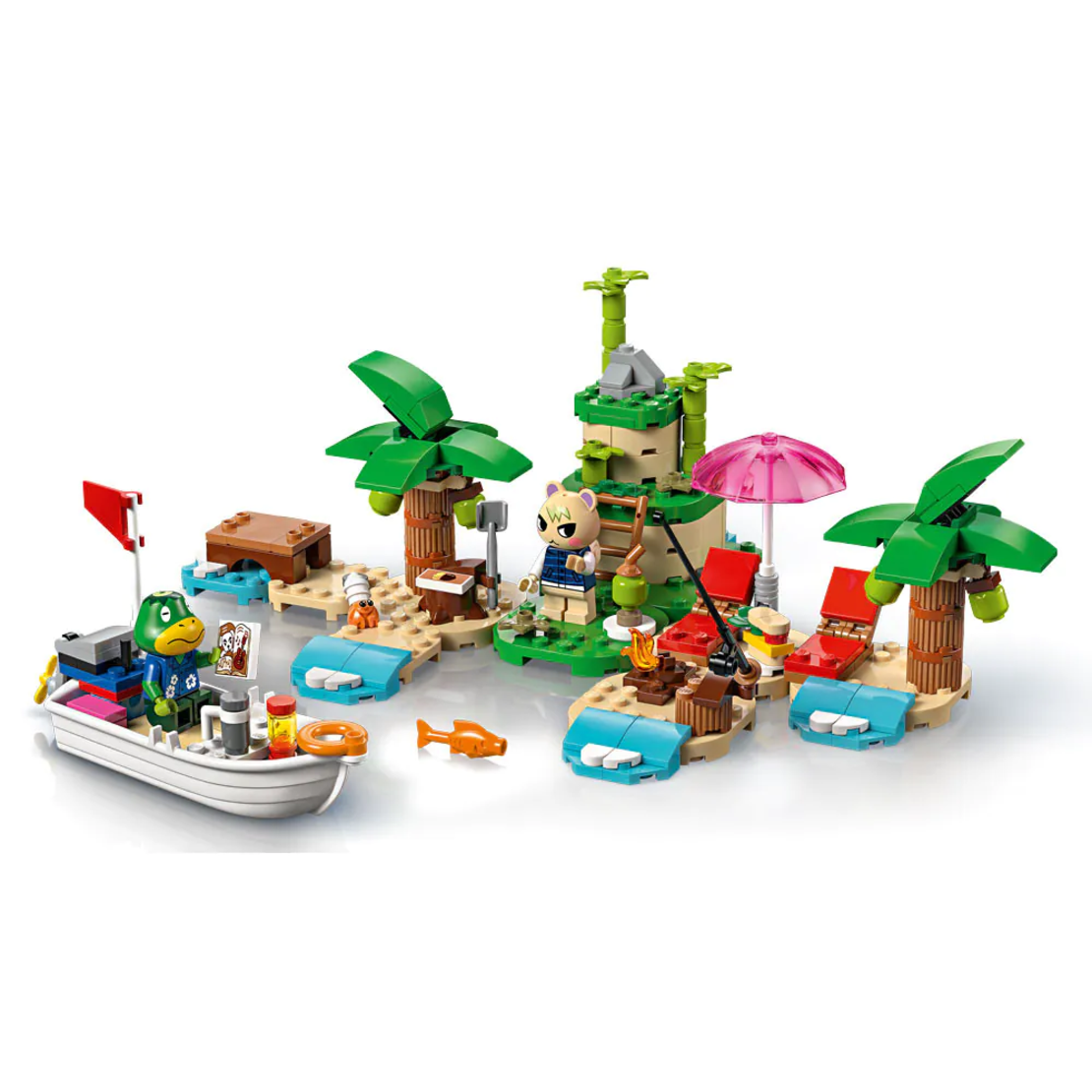 LEGO® Animal Crossing™ Пътуването с лодката на Kapp'n 77048