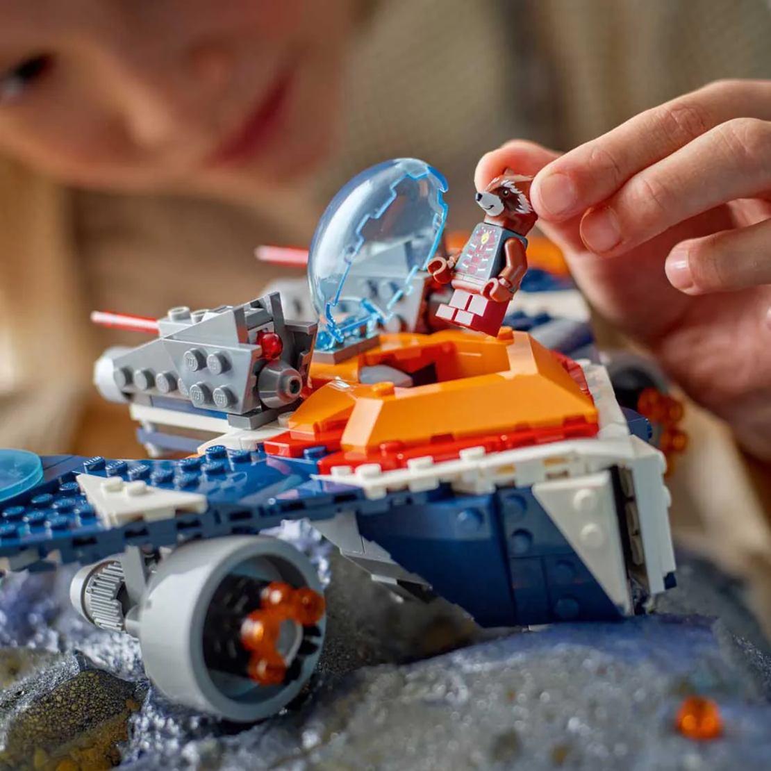 LEGO® Marvel Корабът Warbird на Ракета срещу Ронан 76278