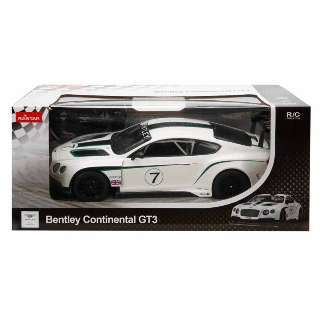 Кола с дистанционно Rastar Bentley Continental GT3 1:14, 70600