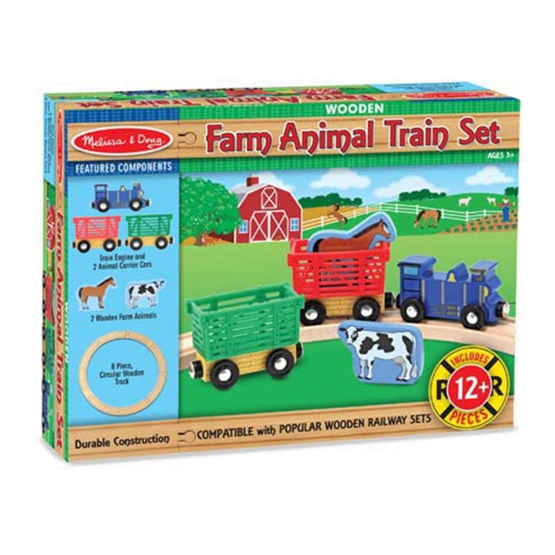 Дървена влакова композиция Melissa and Doug 10644