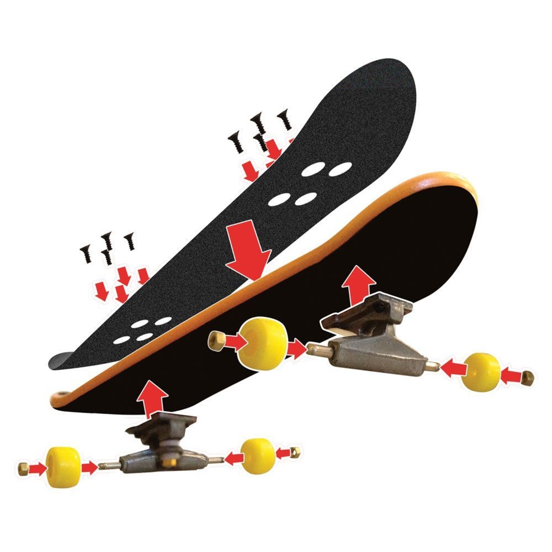 Мини скейтборд Spin Master Tech Desk 6 броя асортимент 6028845