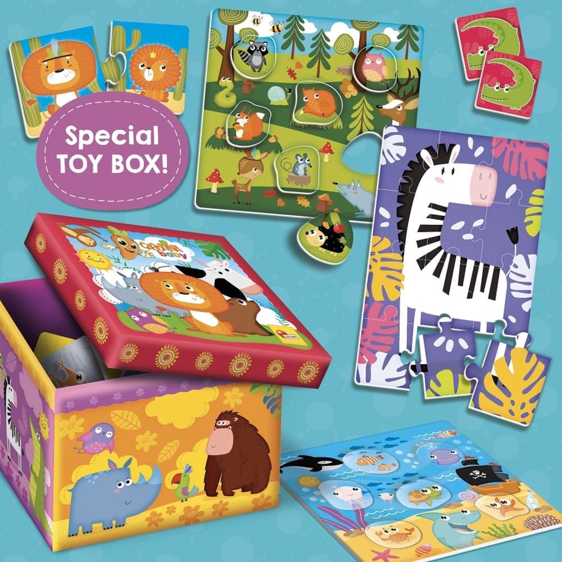 Колекция образователни игри Lisciani Carotina Baby Super box 107817