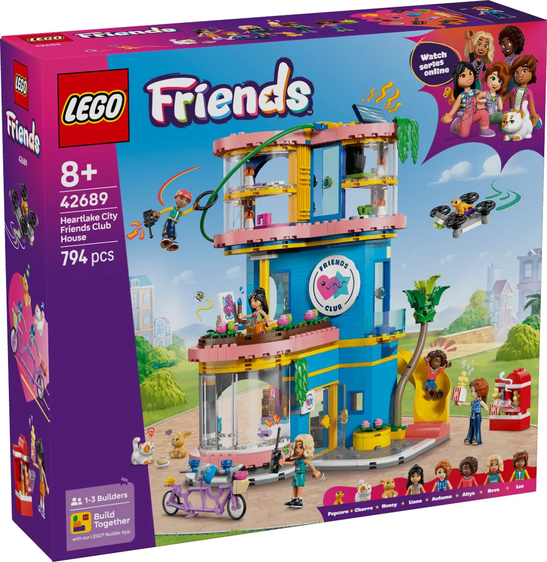 LEGO® Friends Къща на клуба на приятелите в Хартлейк Сити 42689
