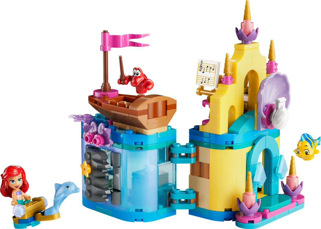 LEGO® Disney Princess Вълшебният минидворец на Ариел 43285