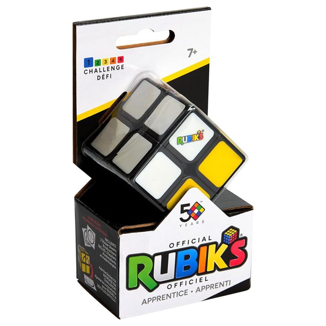 Логически пъзел куб на Рубик Spin Master Rubik Кубче 2х2 Apprentice