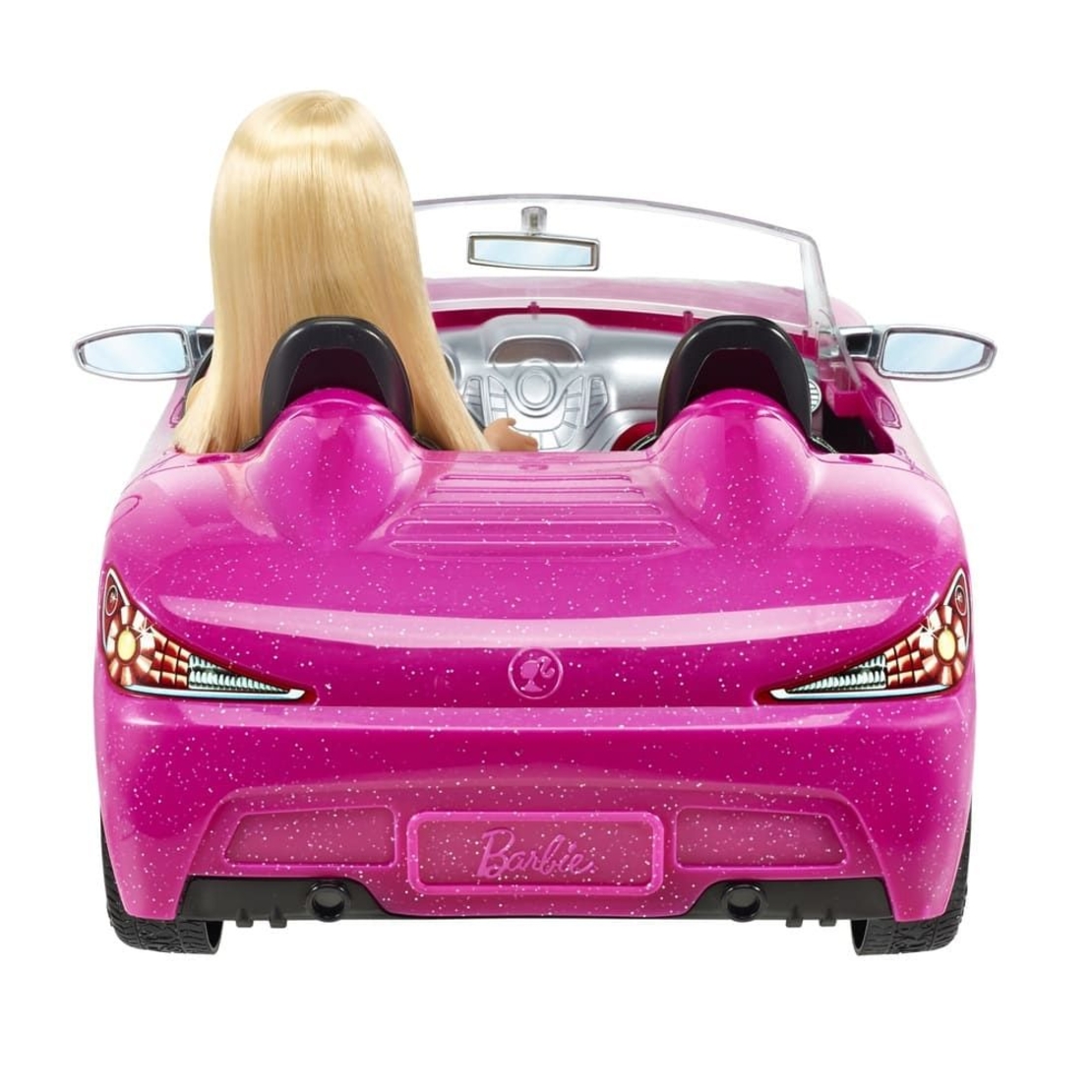 Игрален комплект Mattel Barbie с розов автомобил