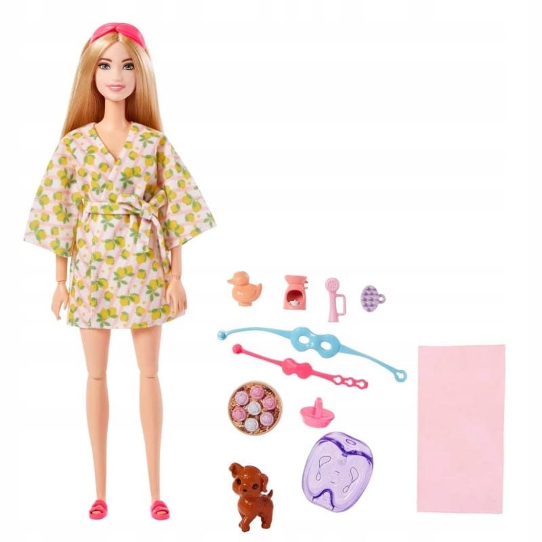 Кукла Mattel Barbie Wellness Self-Care Spa Day, с аксесоари
