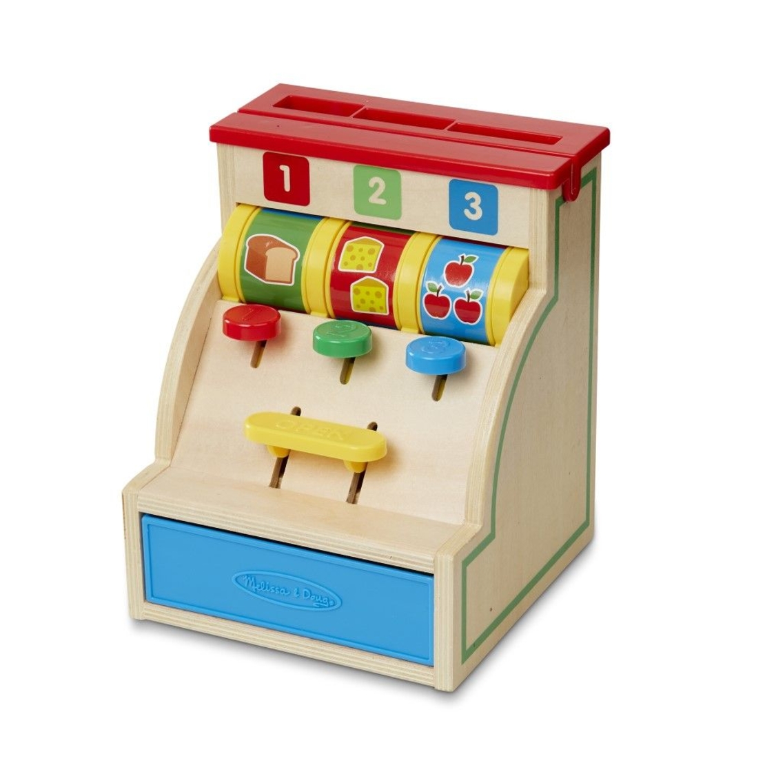 Дървен детски касов апарат Melissa and Doug 13378