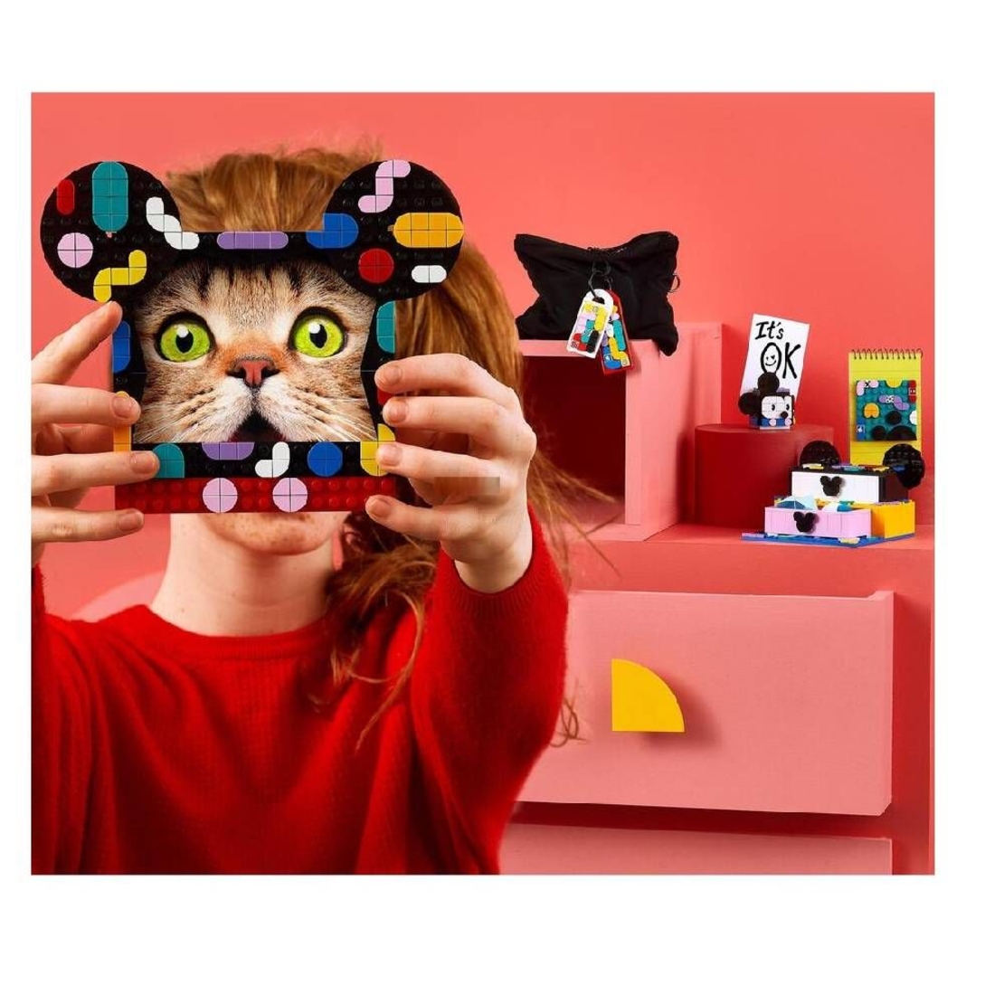 LEGO® DOTS Мики и Мини Маус - Кутия за училищни проекти 41964