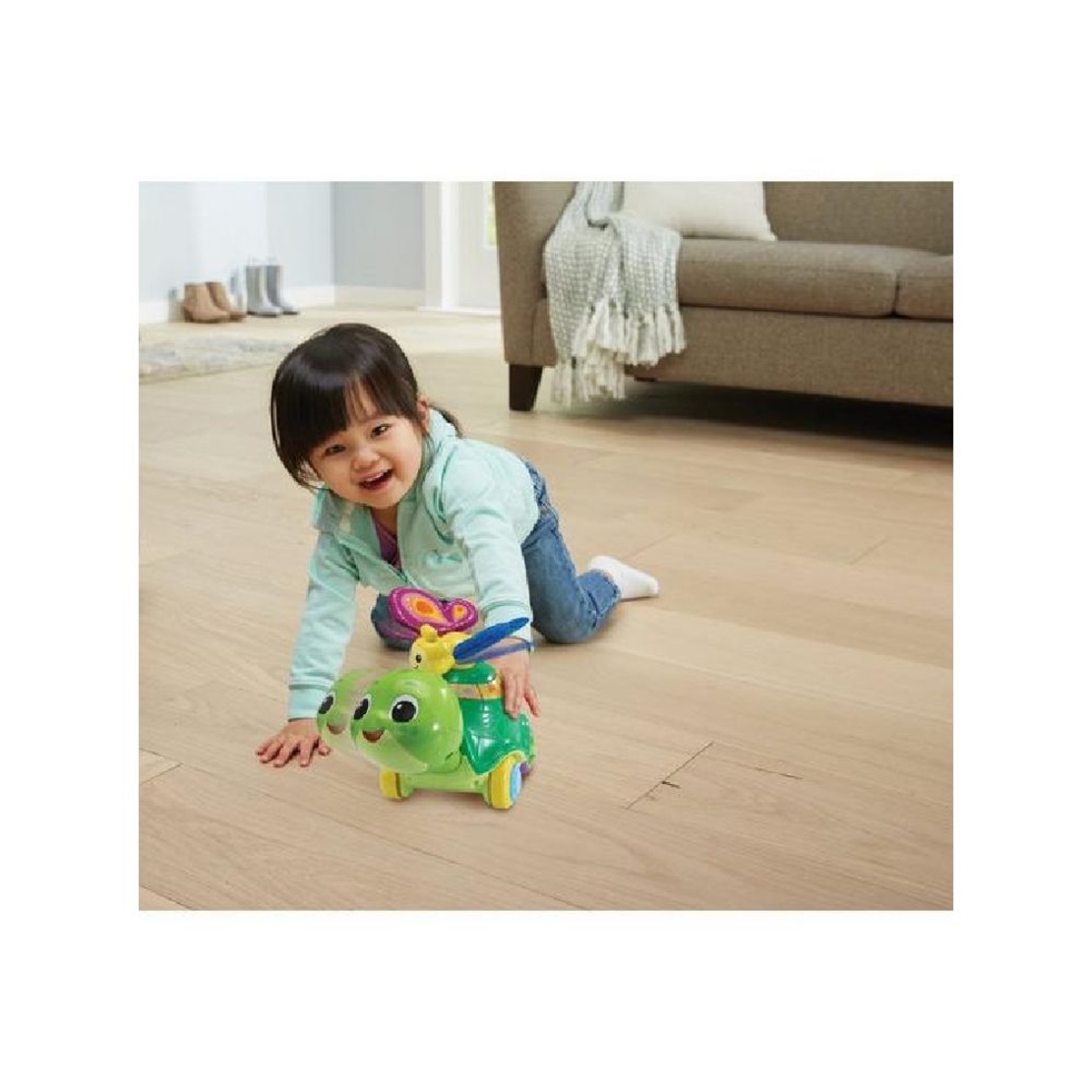 Музикална играчка Vtech Буталка 2-в-1 Костенурка с пеперуда