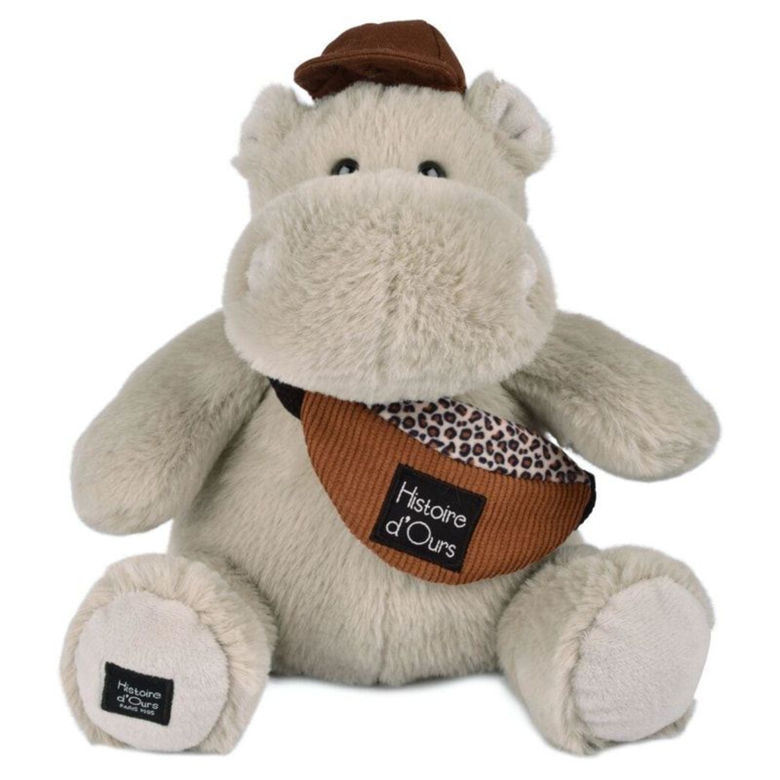 Плюшен хипопотам Doudou Hello Brook, HO3379, 20 см.