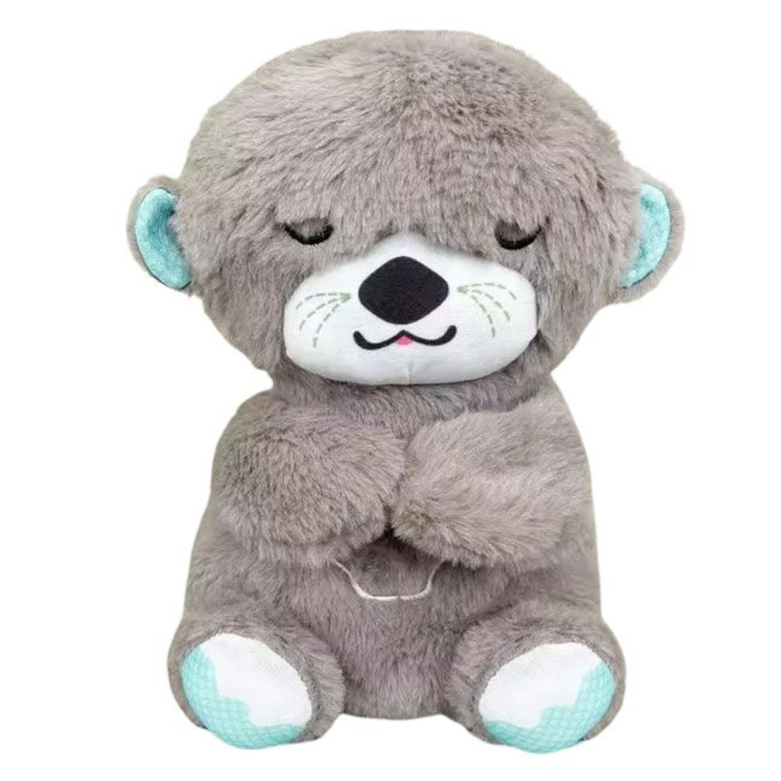 Музикална бебешка играчка Raya Toys Дишаща видра със светлина