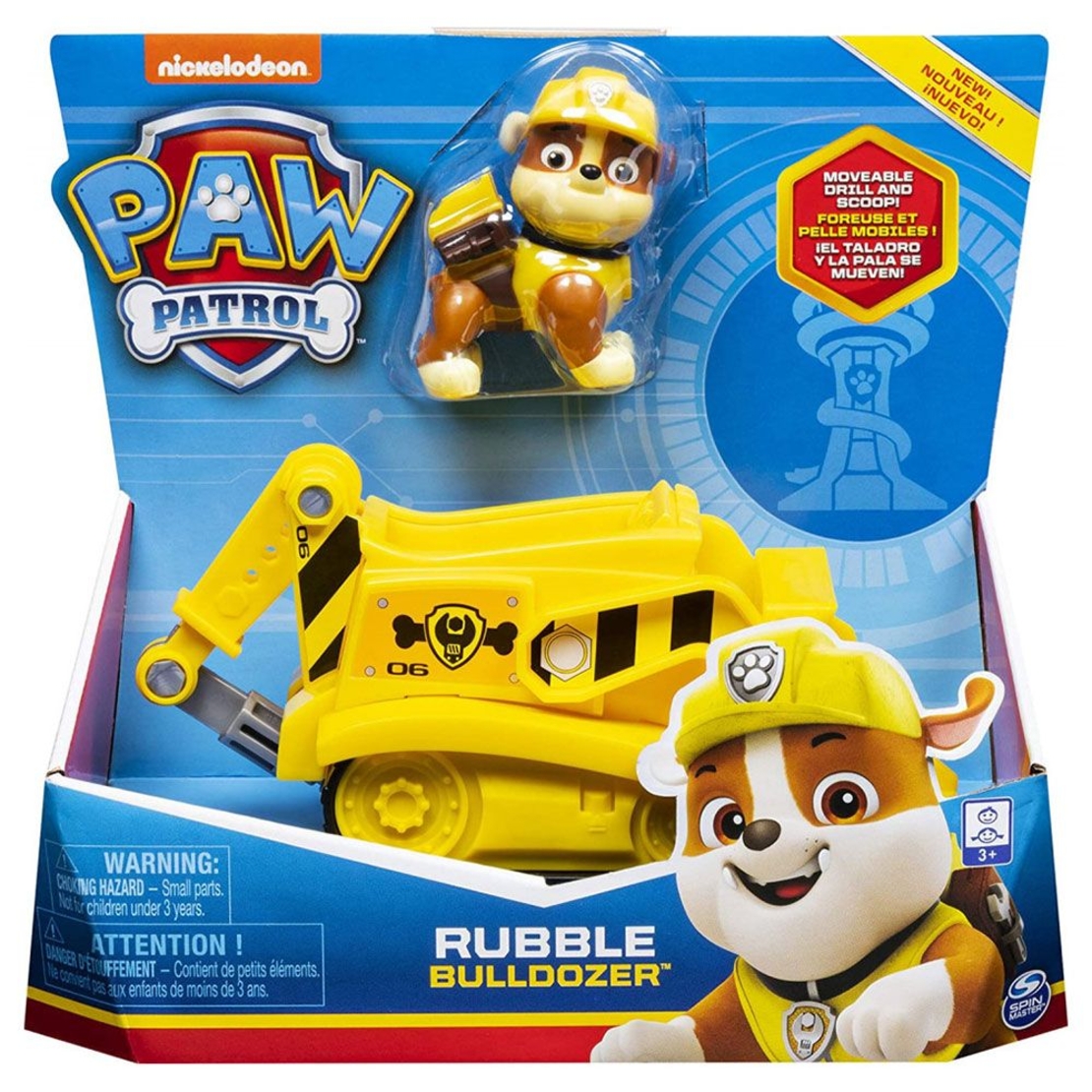 Игрален комплект Spin Master Paw Patrol фигура и превозно средство Rubble