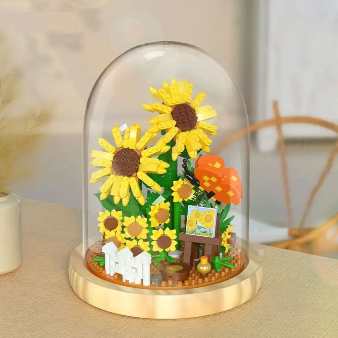 Raya Toys Конструктор Слънчогледи с купол, 558 части