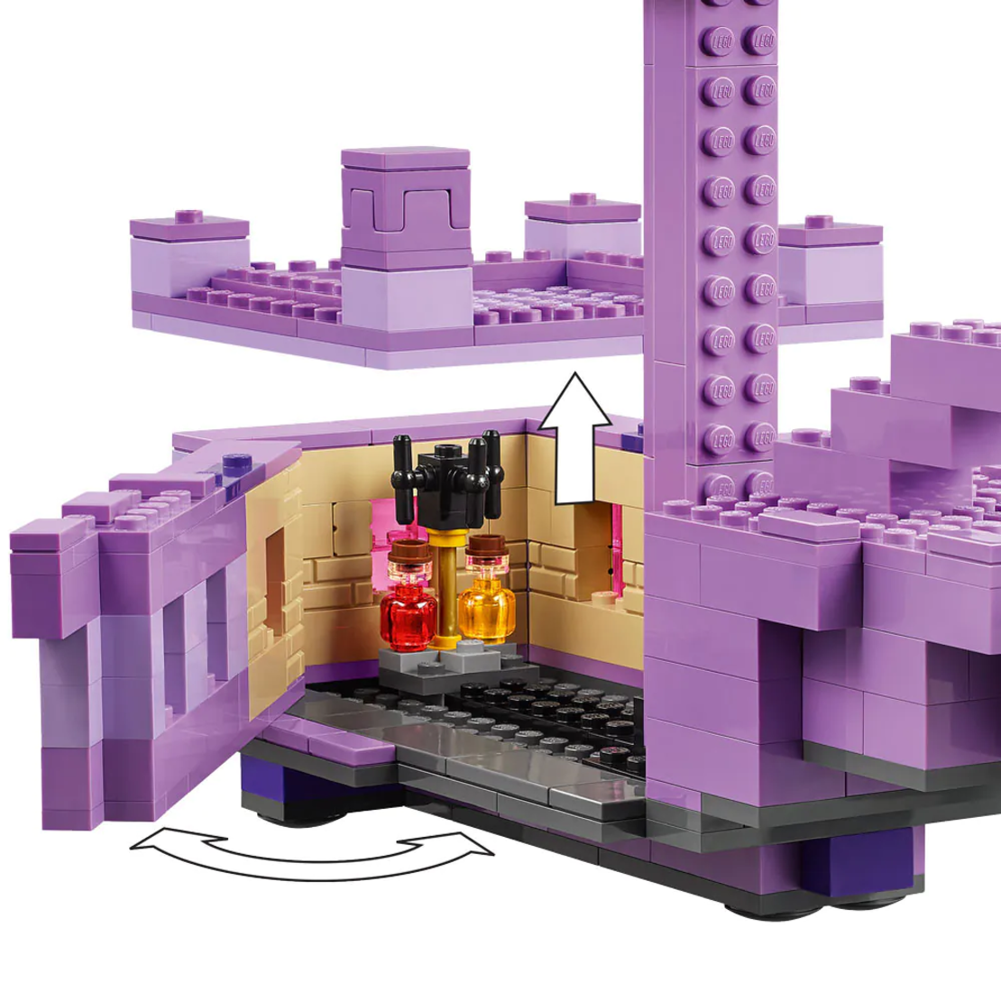 LEGO® Minecraft® Драконът Ендър и корабът на Края 21264