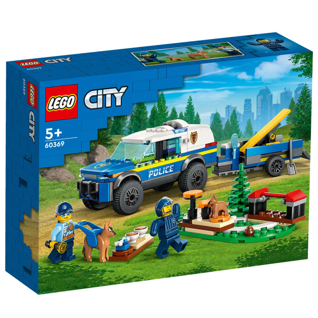 LEGO® City Мобилна школа за полицейски кучета 60369
