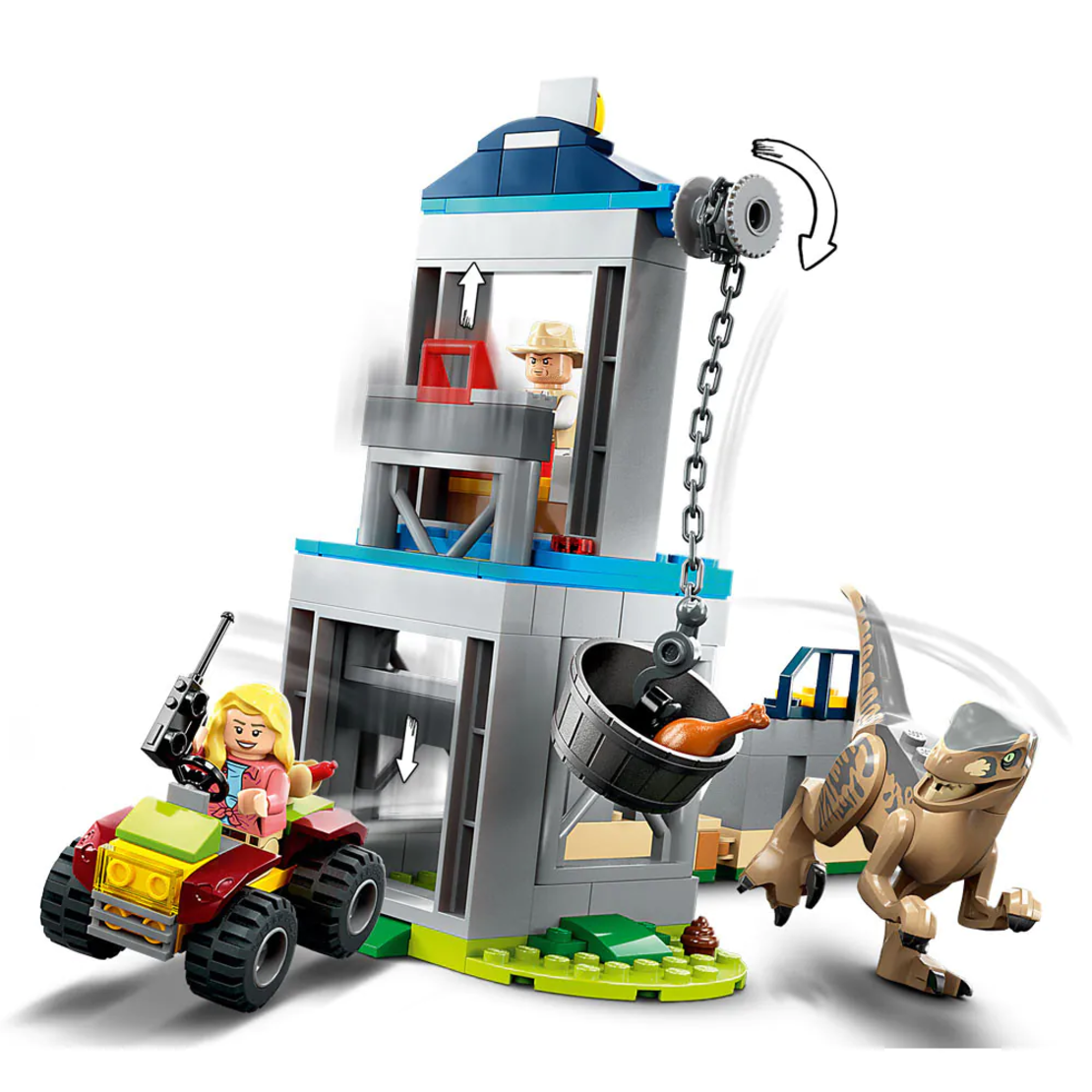 LEGO® Jurassic World Бягство на велосираптор 76957