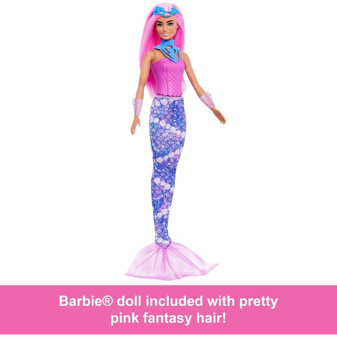 Игрален комплект Mattel Barbie Advent Calendar Dreamtopia, кукла с 24 бр. аксесоари, JFL66