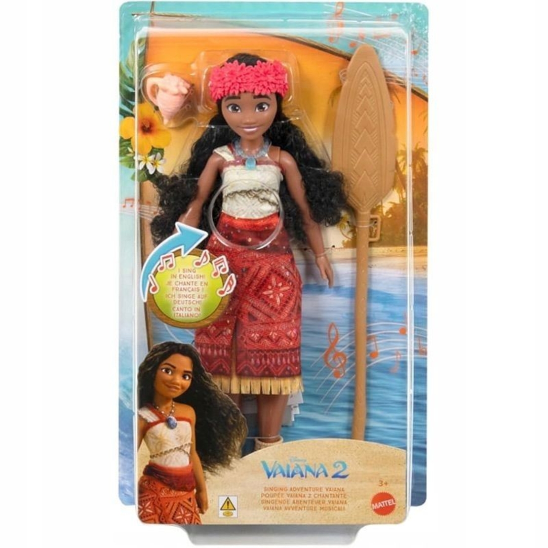 Кукла Mattel Disney Princess Vaiana 2 Ваяна, Пееща