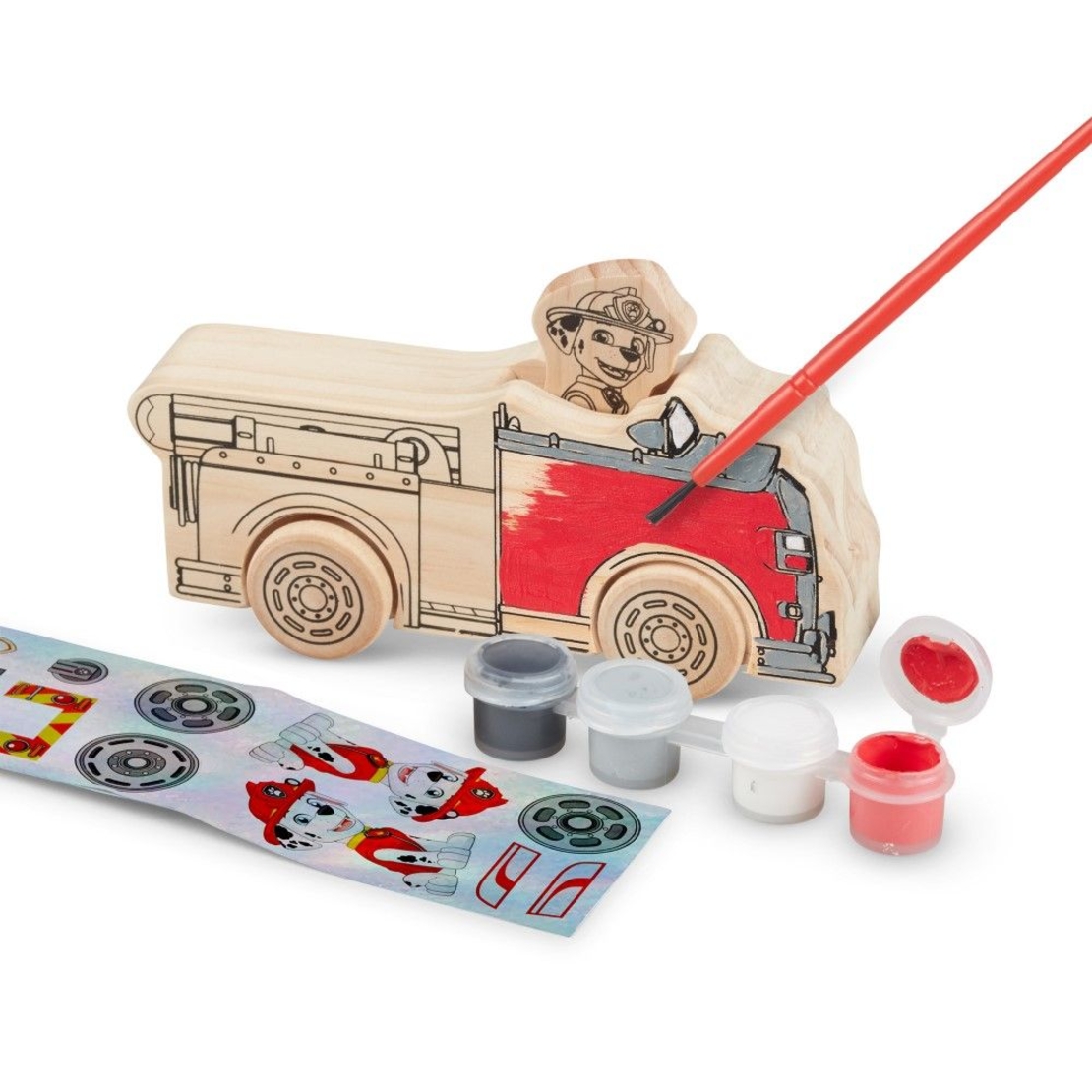 Дървен комплект за оцветяване Paw Patrol Melissa and Doug 33266