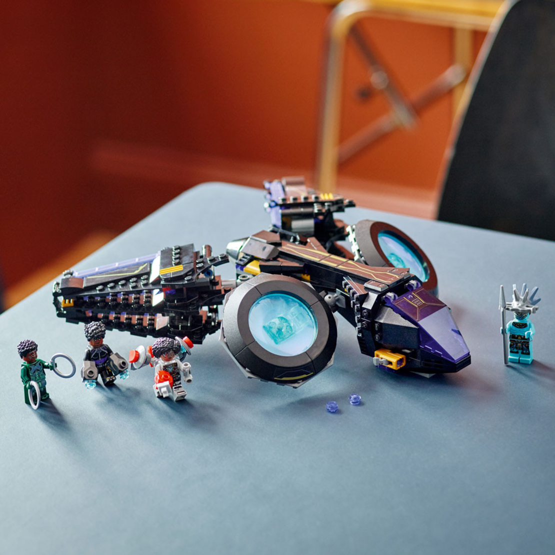 LEGO® Marvel Черната Пантера - Слънчевата птица на Шури 76211