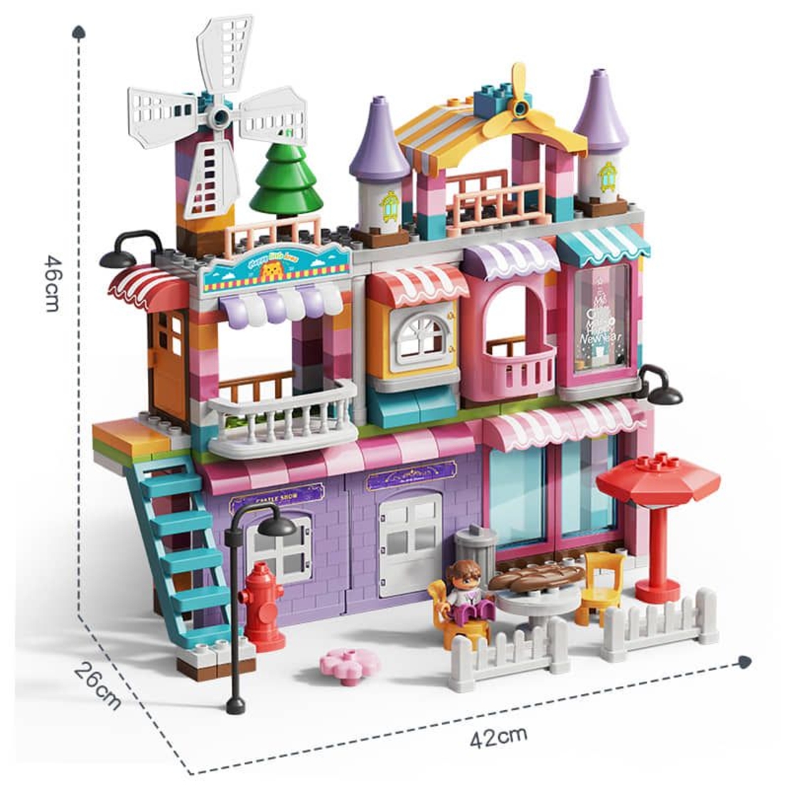 Kонструктор Feelo Girl Series Розова вила, 216 ч.