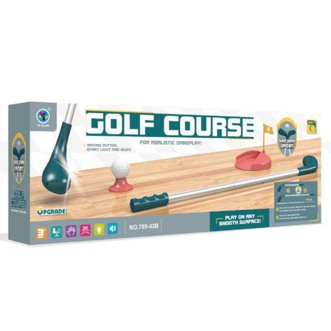 Детски мини голф Raya Toys Golf Course, с музика и светлини