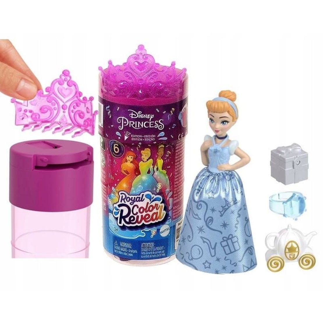 Кукла изненада Mattel Disney Princess Color Reveal S2