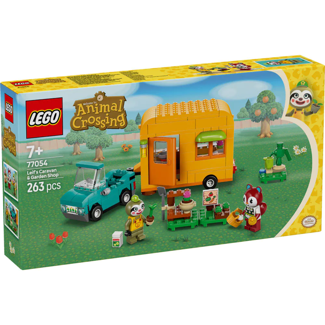 LEGO® Animal Crossing™ Каравана и градинарски магазин на Leif 77054