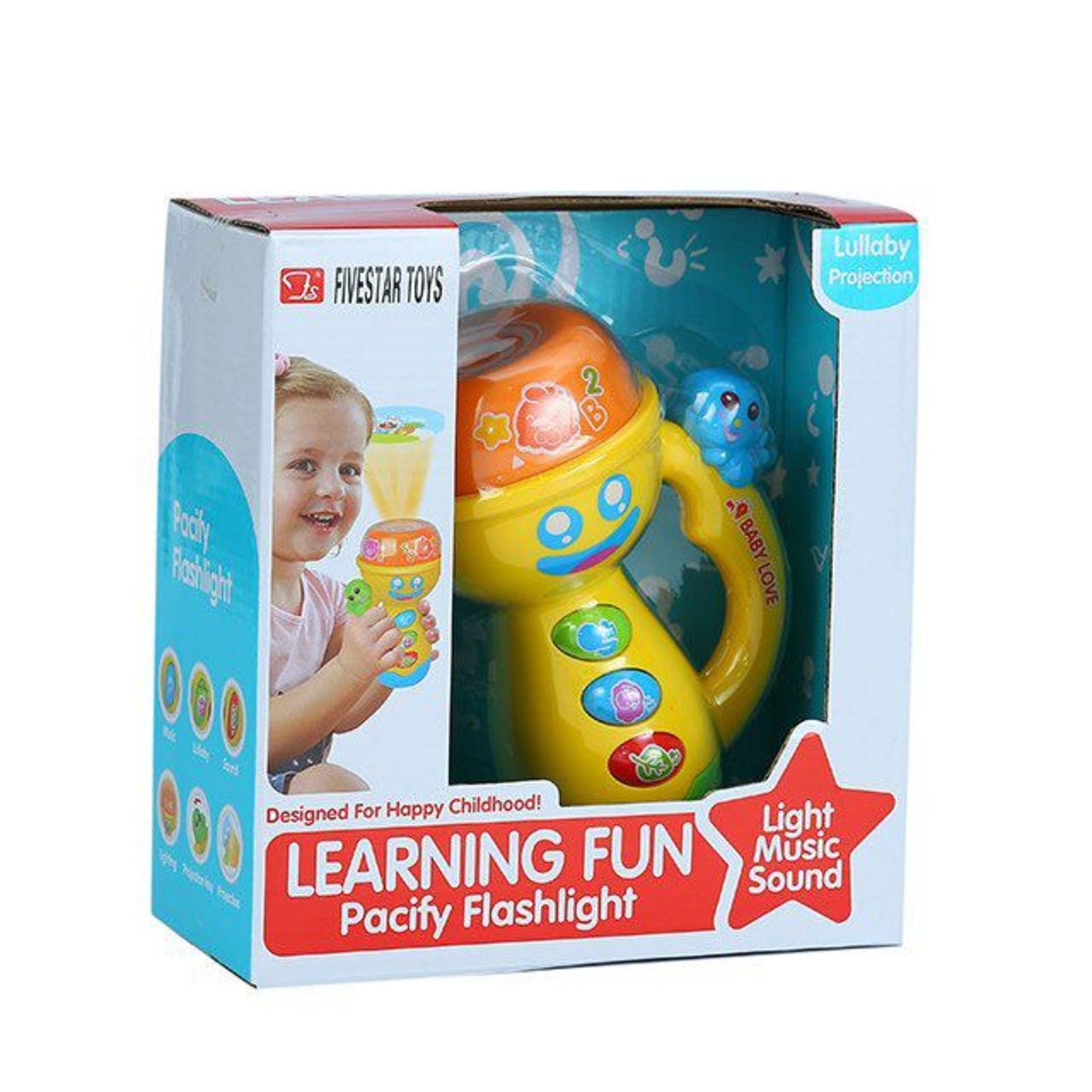 Бебешка играчка с прожектор Five Star Raya Toys Фенерче 35855