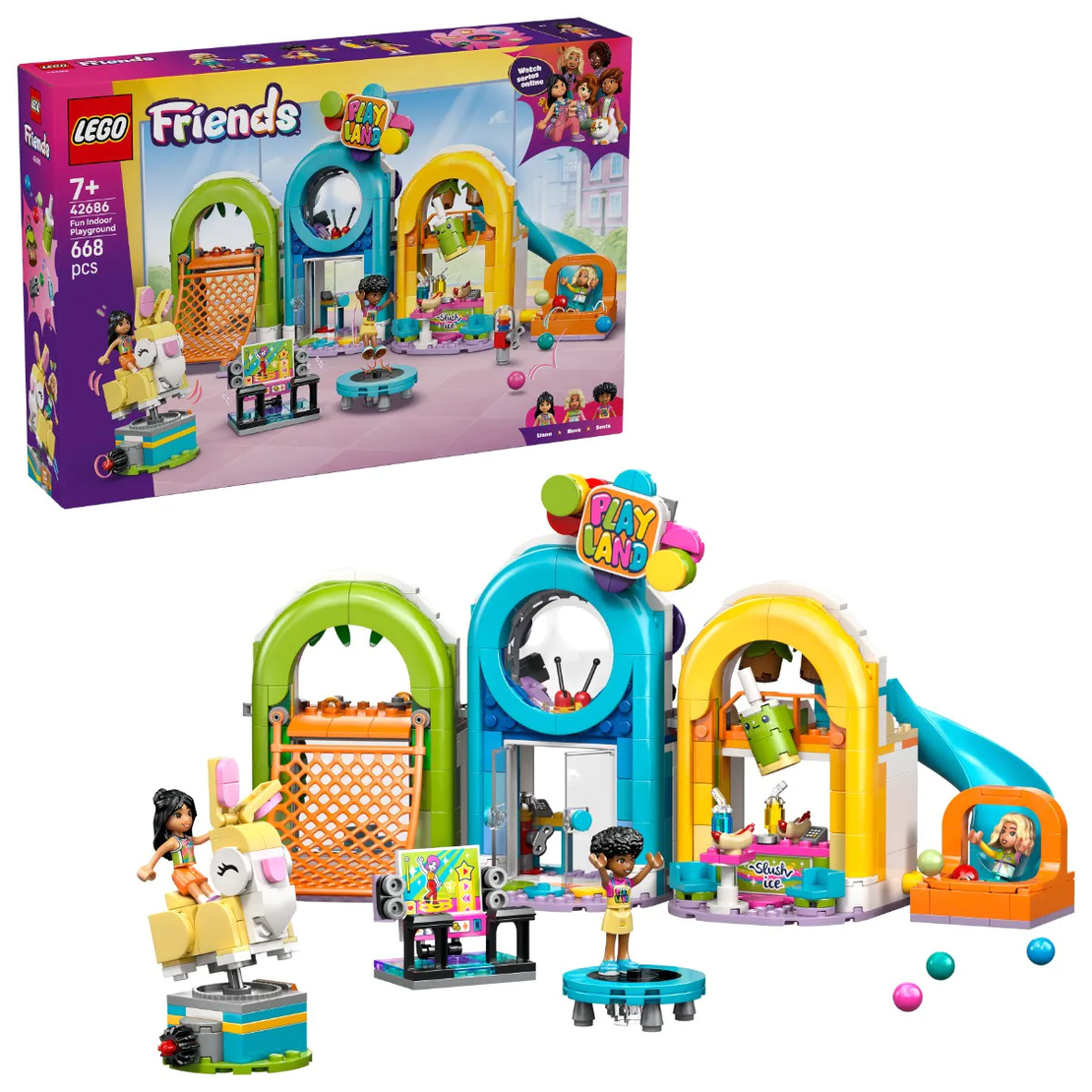LEGO® Friends Забавна площадка за игри на закрито 42686