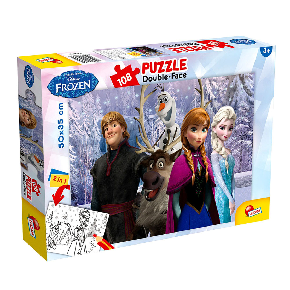 Детски Пъзел Lisciani Frozen 108ч 49301